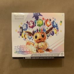 Pokémon - Prismatic Evolutions - Elite Trainer Box - Factory Sealed 