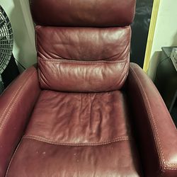Red Leather Recliner From Costco