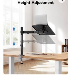 Adjustable Desk Mount Laptop Stand Arm