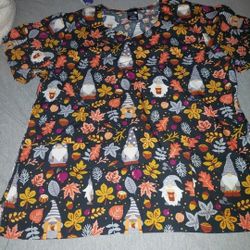 New Without Tags 5 XL Women's Seasonal Scrub Tops