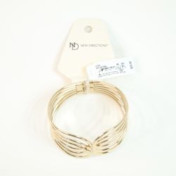 New Directions Gold Clip On Bracelet - NEW