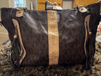 Michael Kors Signature Logo Tote Bag