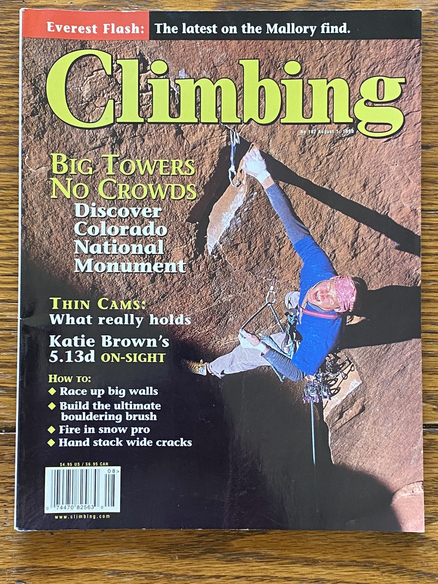 Climbing Magazine No187 August 1, 1999