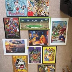 PUZZLES $10.00 EACH – ALL COMPLETED RECENTLY AND PLACED ON FOAM BOARDS (NOT MOUNTED OR GLUED).