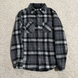 Weatherproof Black/Grey Flannel Jacket