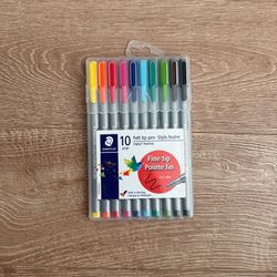 *BRAND NEW* Staedtler 10pc Felt Tip Pen