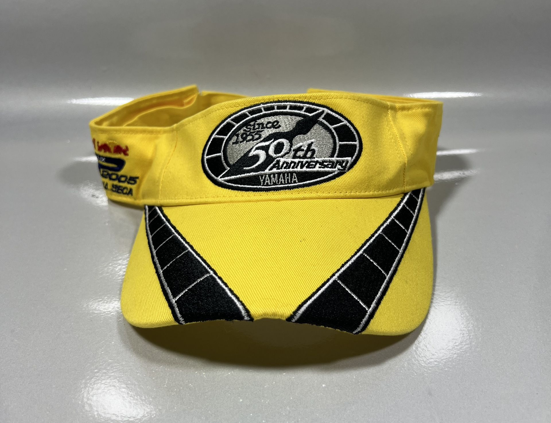 2005 Red Bull MotoGP Laguna Seca Yamaha 50th Anniversary Visor Yellow Racing