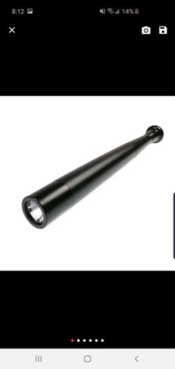 Baseball bat led flashlight self defense car tool