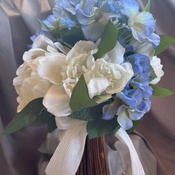 Silk Flower Bride Bouquet  