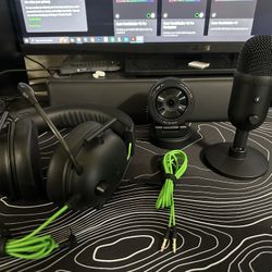 Razer Mouse Keyboard Camera Mic And Headset