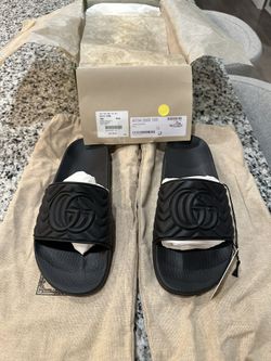 Gucci matelasse slide, Size 10