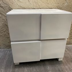 Modern Solid Wood Dresser with Two Drawers- Local Delivery for a Fee - See My Items