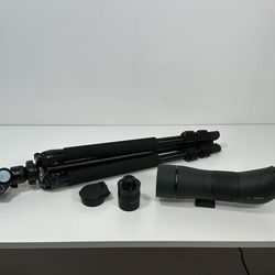 Vortex Viper HD 15-45x65 Spotting Scope + Slik Pro 500DX Tripod w/Sirui VA5 Head