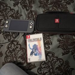 Nintendo Switch Lite + Final Fantasy And Case