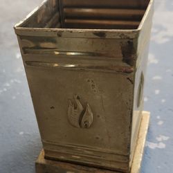 Brass Vintage Match Box