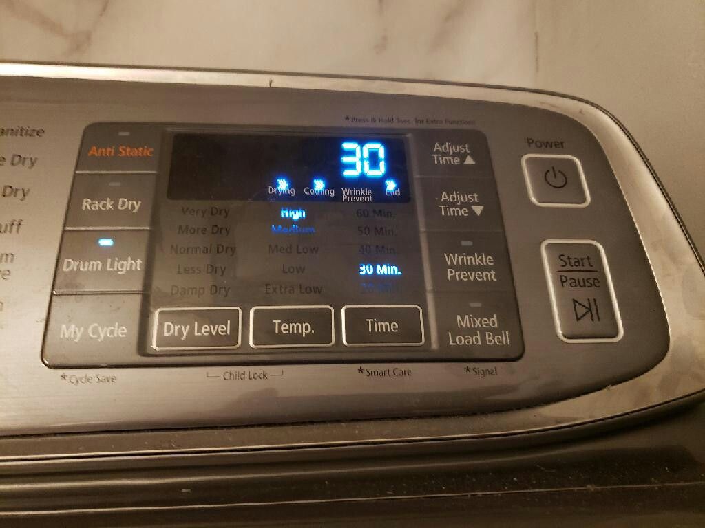 Samsung Black Stainless Steel 5.0cu.ft Washer And Dryer 7.4cu.ft Set for Sale in Mint Hill, NC