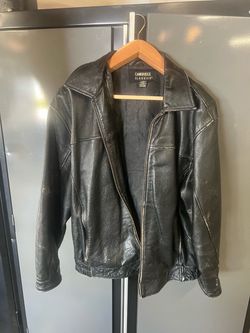 Men’s used leather jacket