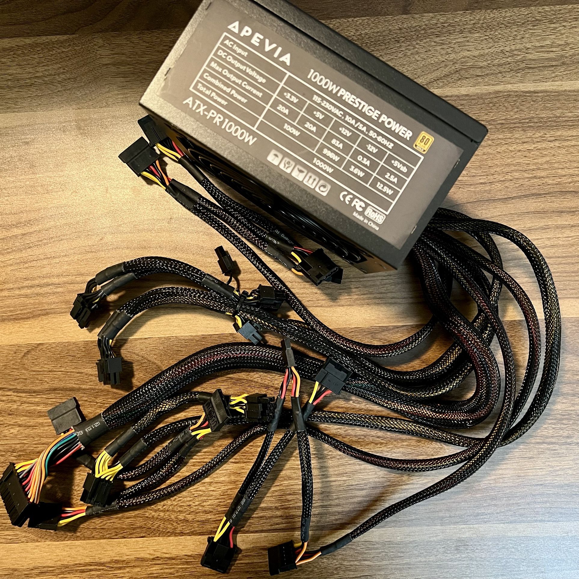 1000w PSU Apevia Prestige Power Supply
