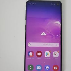 Samsung galaxy s10 128 gb unlocked, sold with store warranty 