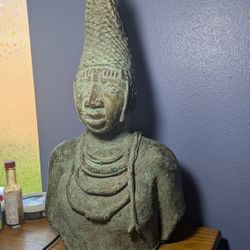 Benin Bronze Statue