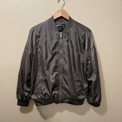 Women’s Medium Ambiance Olive Green Light Weight Bomber Jacket