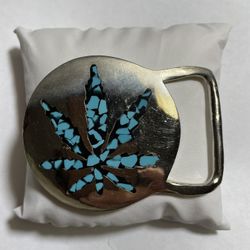 Turquoise Leaf Inlay 