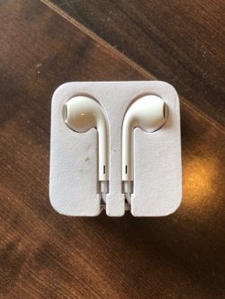 Apple headphones (not wireless), new never used