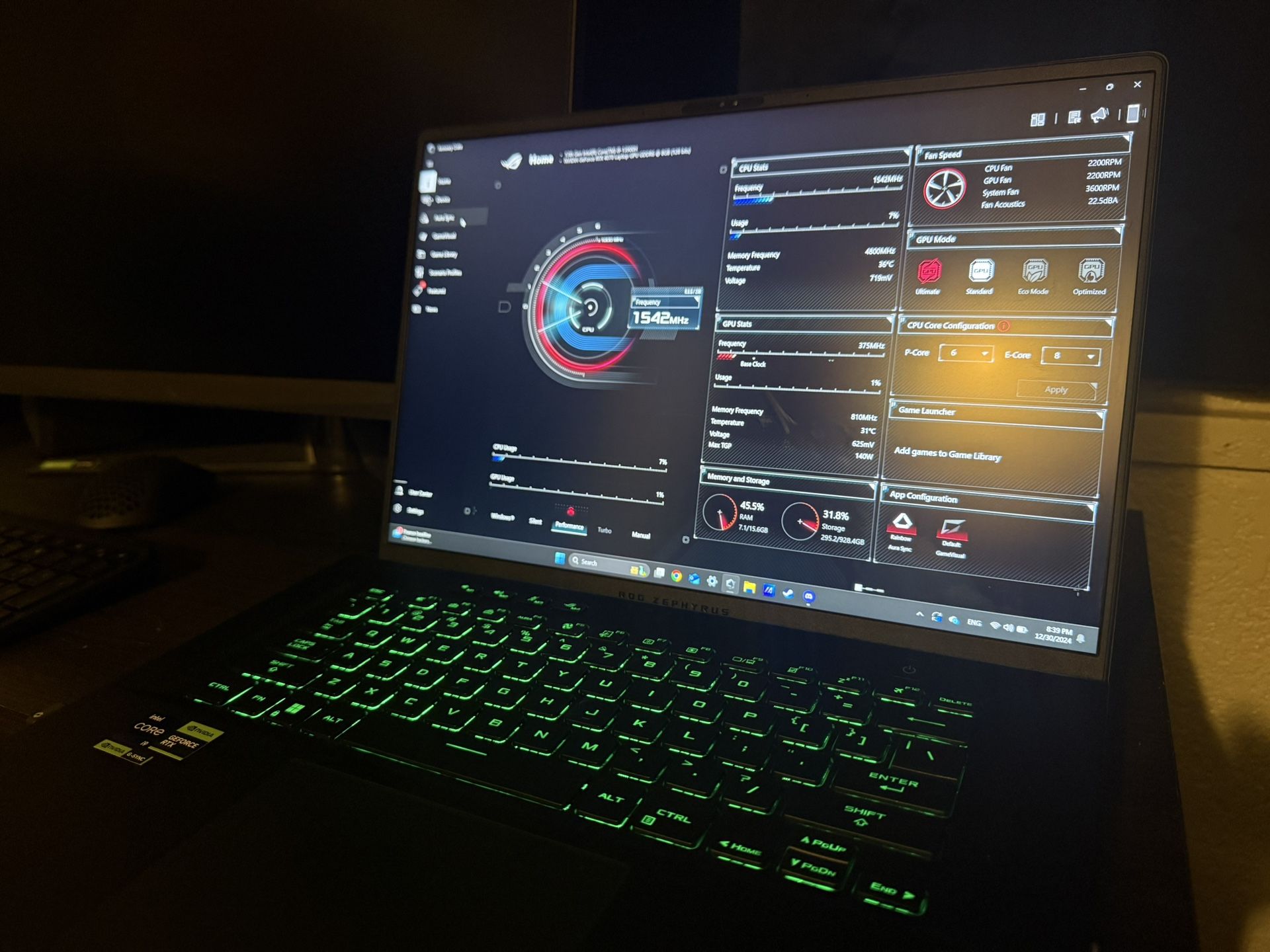 ASUS - ROG Zephyrus M16 16" 240Hz Gaming Laptop QHD - Intel 13th Gen Core i9 with 16GB Memory-NVIDIA GeForce RTX 4070-1TB SSD - Off Black