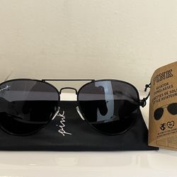 Aviator Sunglasses Black- Victoria Secret Pink