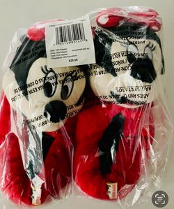 NEW DISNEY Mickey &  Minnie Mouse Big Girls med-large Shoes Or Both For…