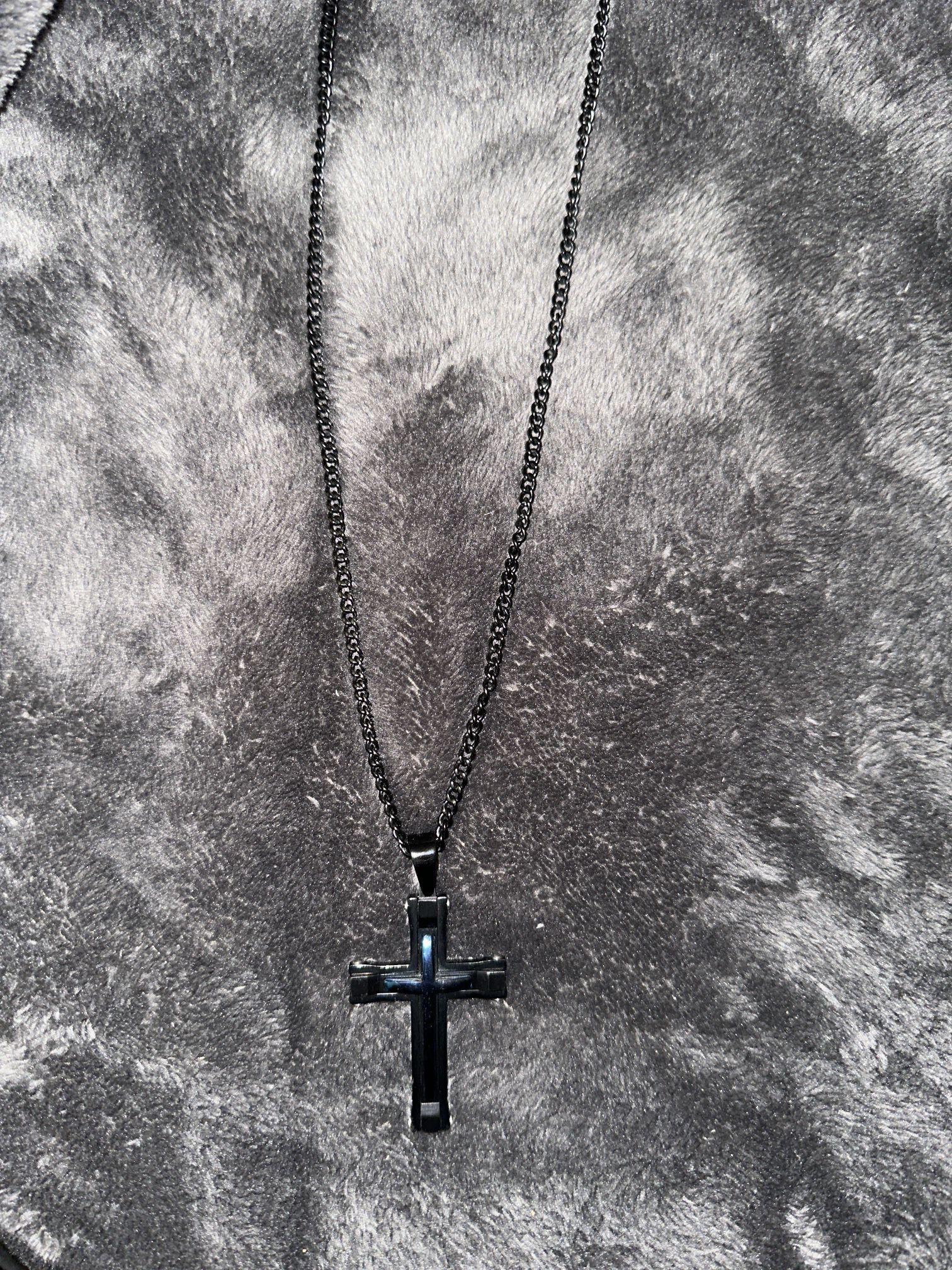 Sterling Silver Cross Necklace 