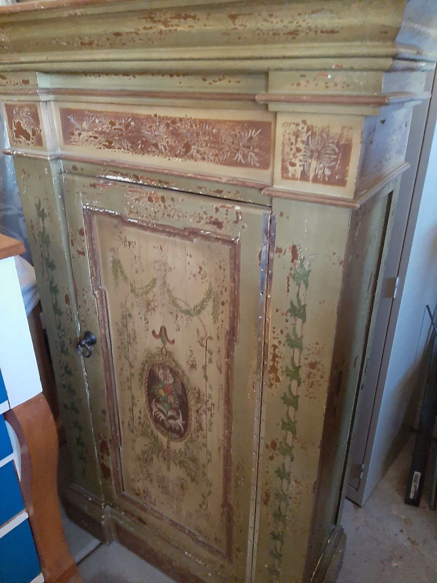 Antique Pie Cooling Cabinet 63.5" tall 39" wide