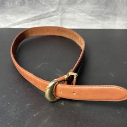 Partners Genuine Leather leather belt