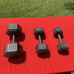 2 Dumbbell Set (60 Was Sold)