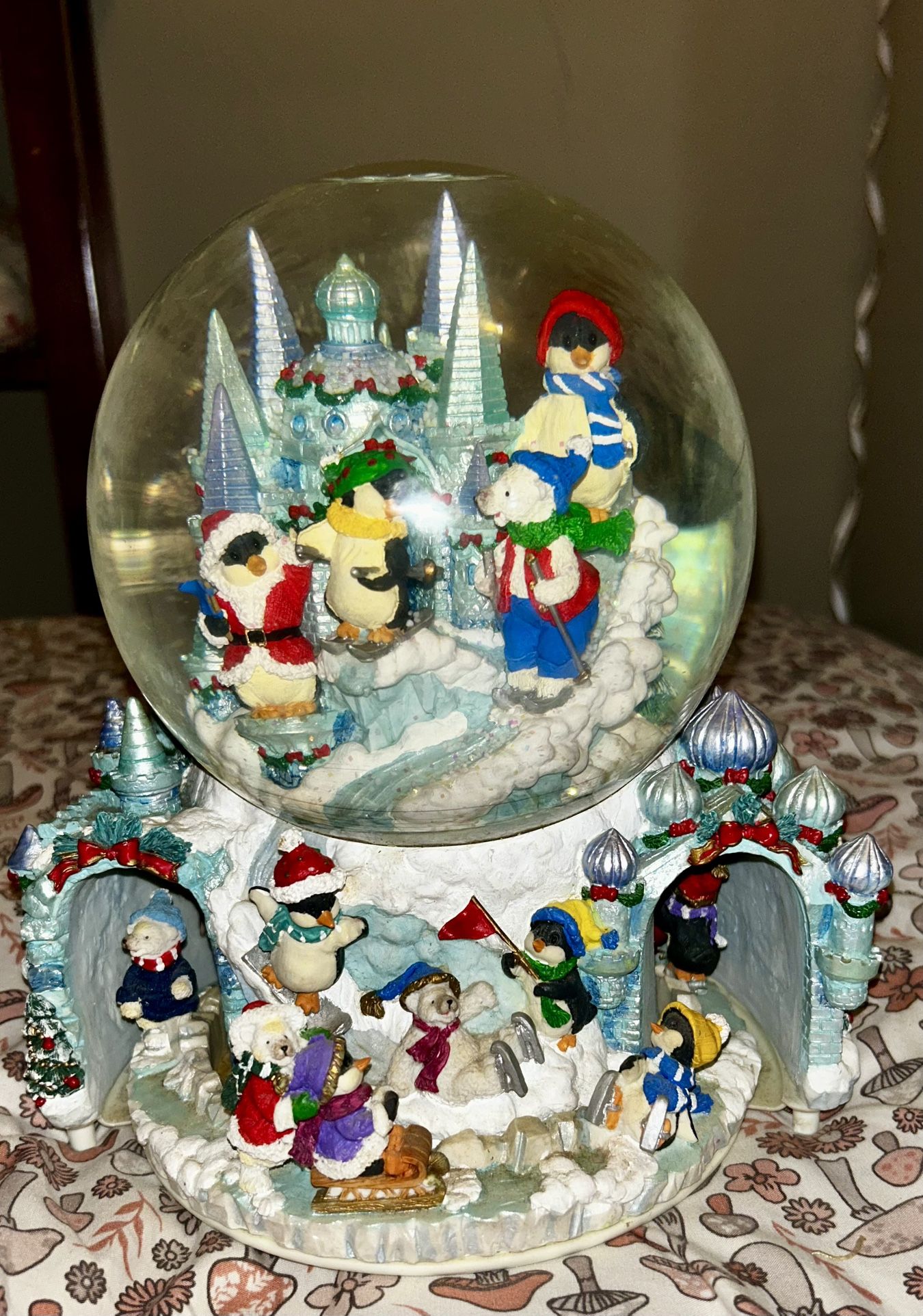 Vintage kirkland Musical Christmas Snowglobe