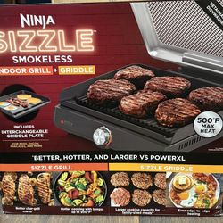 Ninja Sizzle Smokeless Indoor Grill+Griddle  