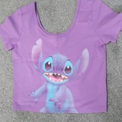 New Women's Size Large Stitch Belly Shirt 