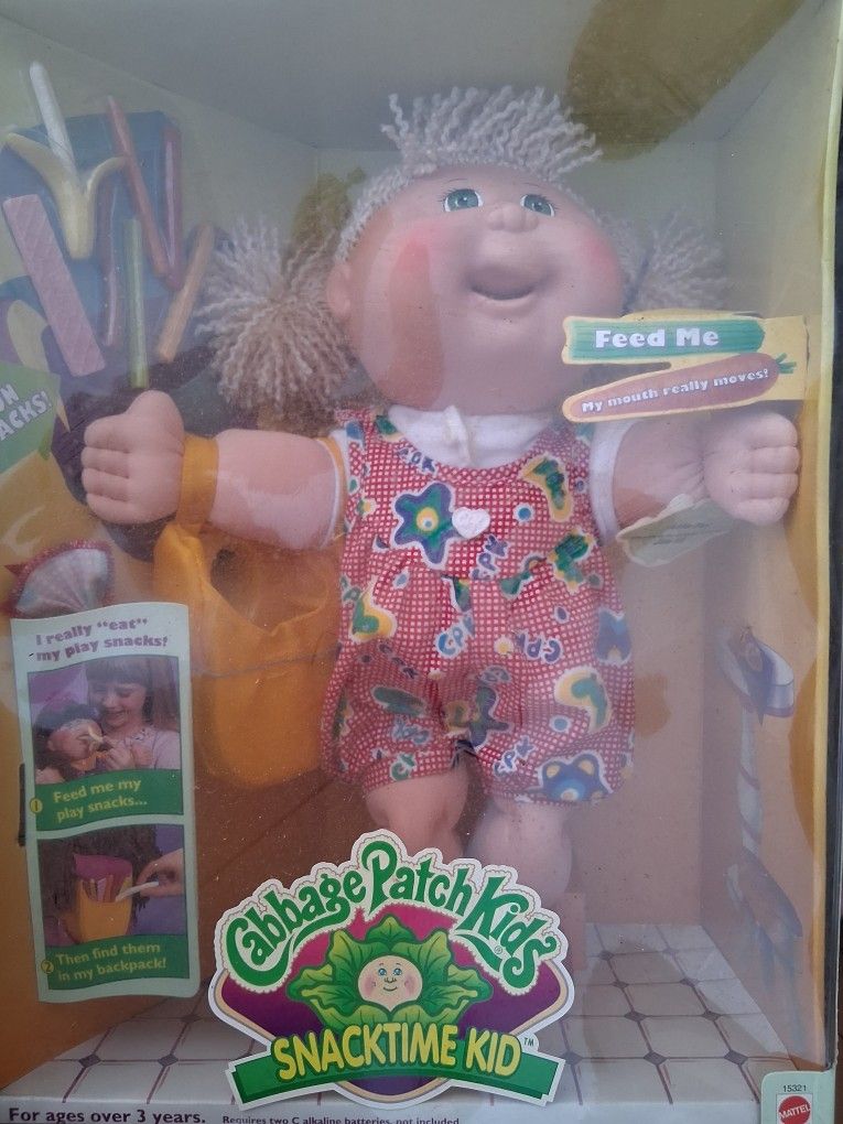 Vintage Snack Time Cabbage Patch Doll 