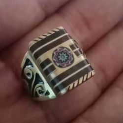 Extremely Rare Ancient Ottoman ( Sultanes), Viking Ring Bronze Artifact Authentic Amazing. Size #6.