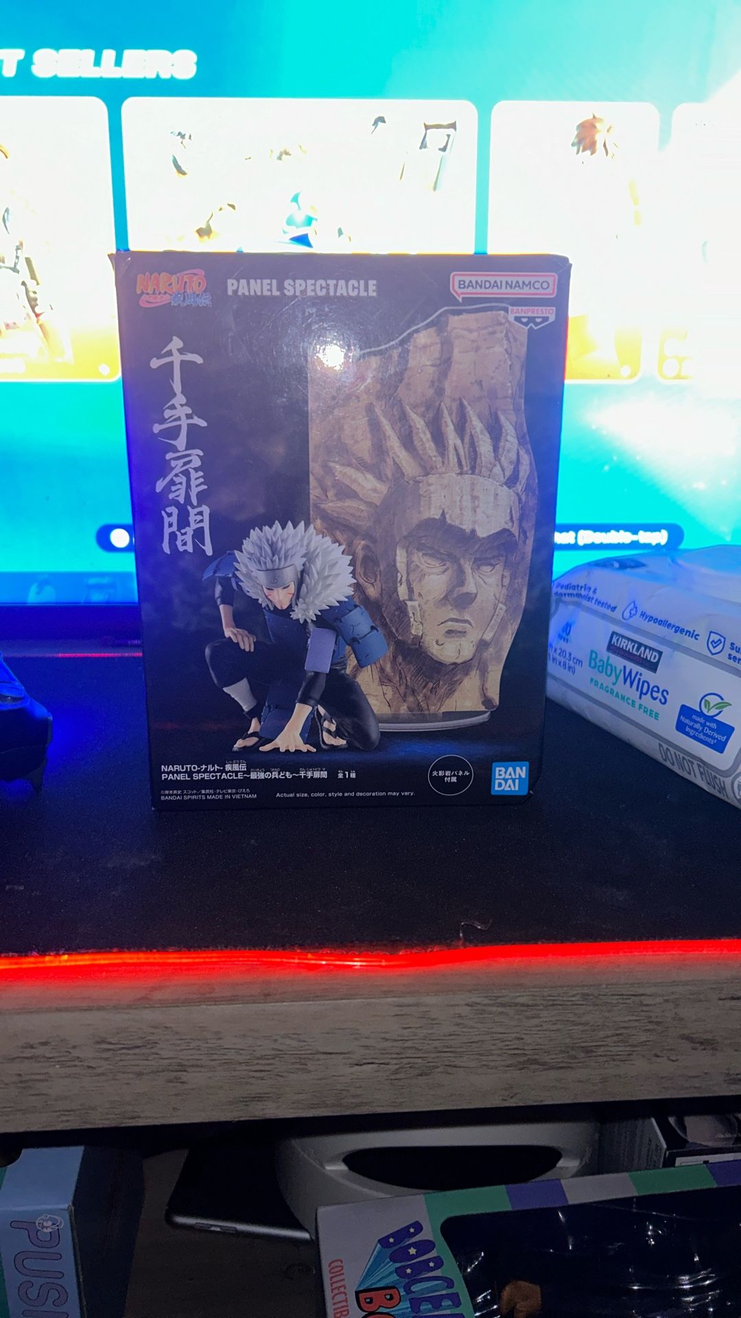 brand is bandai namco. naruto panel spectacle