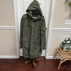 Vintage Y2K Gap Military Style Jacket Woman Size Large Just $15