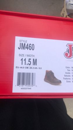 Men's Ankle Boot Style JM460 Size 11.5
