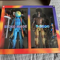 Travis Scott Cactus Jack Fortnite 12” Action Figure Duo Set