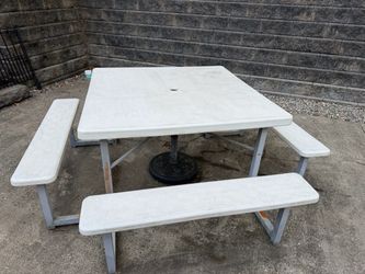 Outdoor table  - seats up to 12