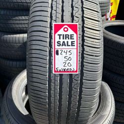 245-50-20 Falken Ziex Full Used Tire Set $240 Free Mounting And Balancing 