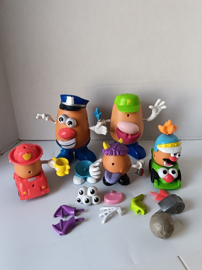 Mr. Potato Head Toy Figure Playset & Accessories / Vehicle Set. Mixed Lot 