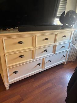 White dresser