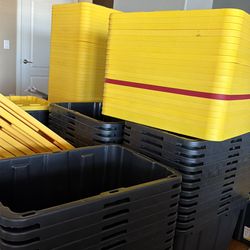 27 Gal Storage Plastic tote