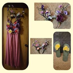 Handmade Halloween Goddess Of Spring Costume