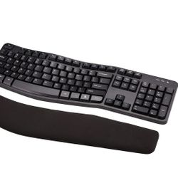 Amazon Basics Ergonomic Wireless Keyboard Mouse Combo